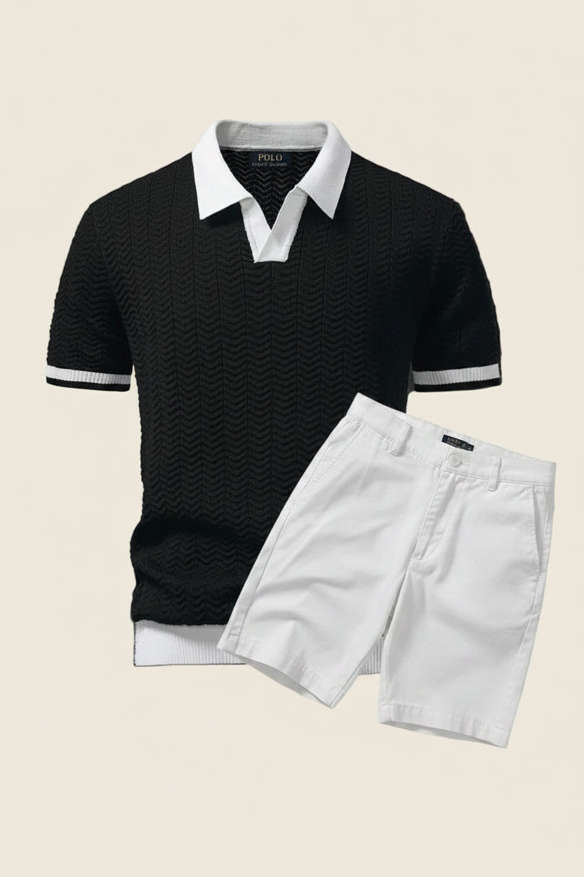 Old Money Polo Shirt + Shorts Set