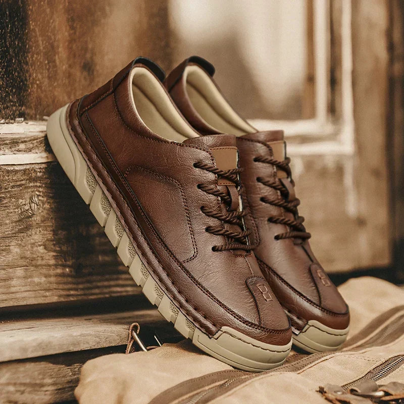 Calder Low Leather Sneakers