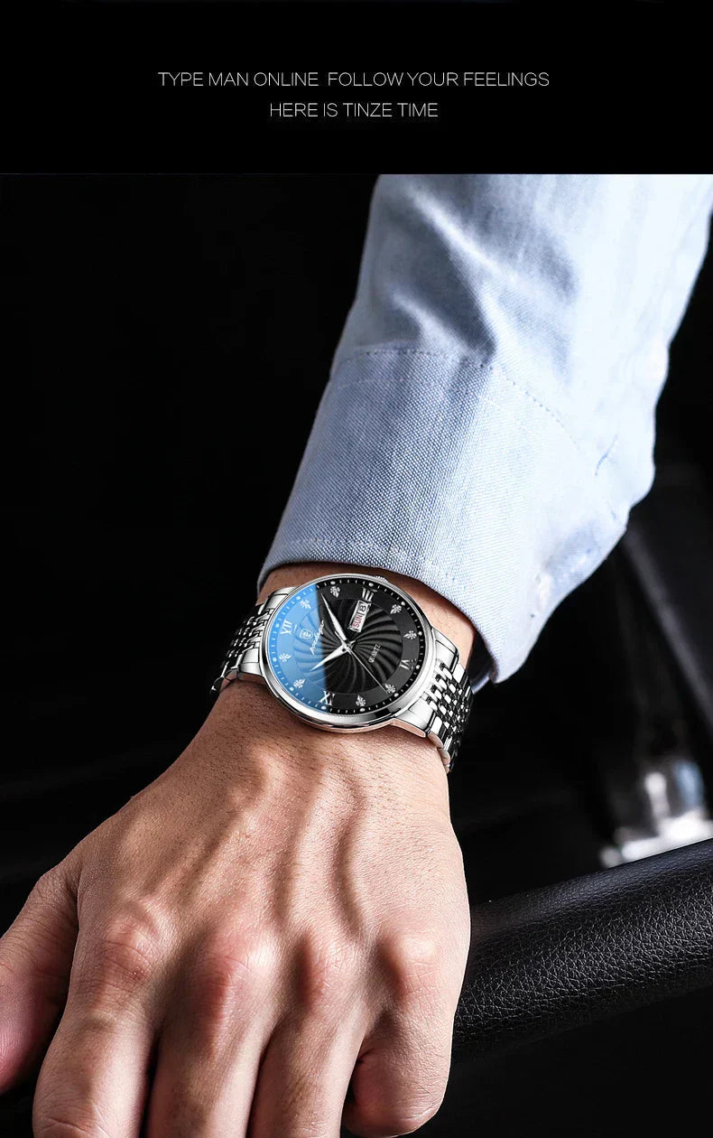 POEDAGAR Royal Day-Date Watch