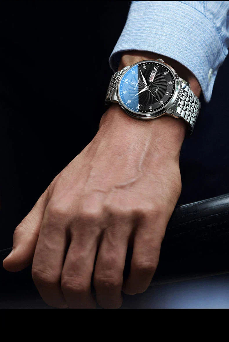 POEDAGAR Royal Day-Date Watch