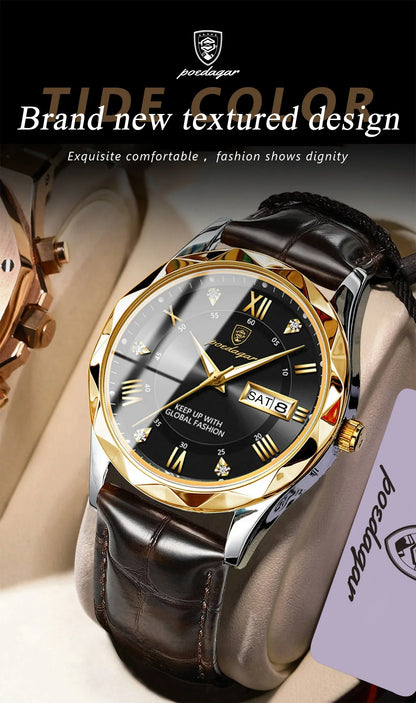 POEDAGAR Prestige Day-Date Watch