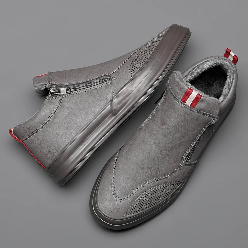 BROOKS LEATHER SNEAKERS