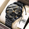 POEDAGAR Classic Day-Date Watch