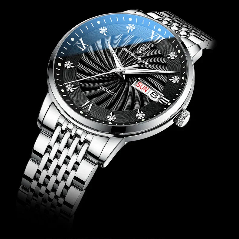 POEDAGAR Royal Day-Date Watch