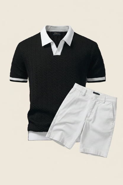 Old Money Polo Shirt + Shorts Set
