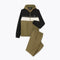 Khaki green / Black / Wite