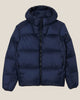 Short Water-Repellent Hooded Puffed Jacket