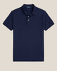 Custom Slim Fit Stretch Mesh Polo Shirt